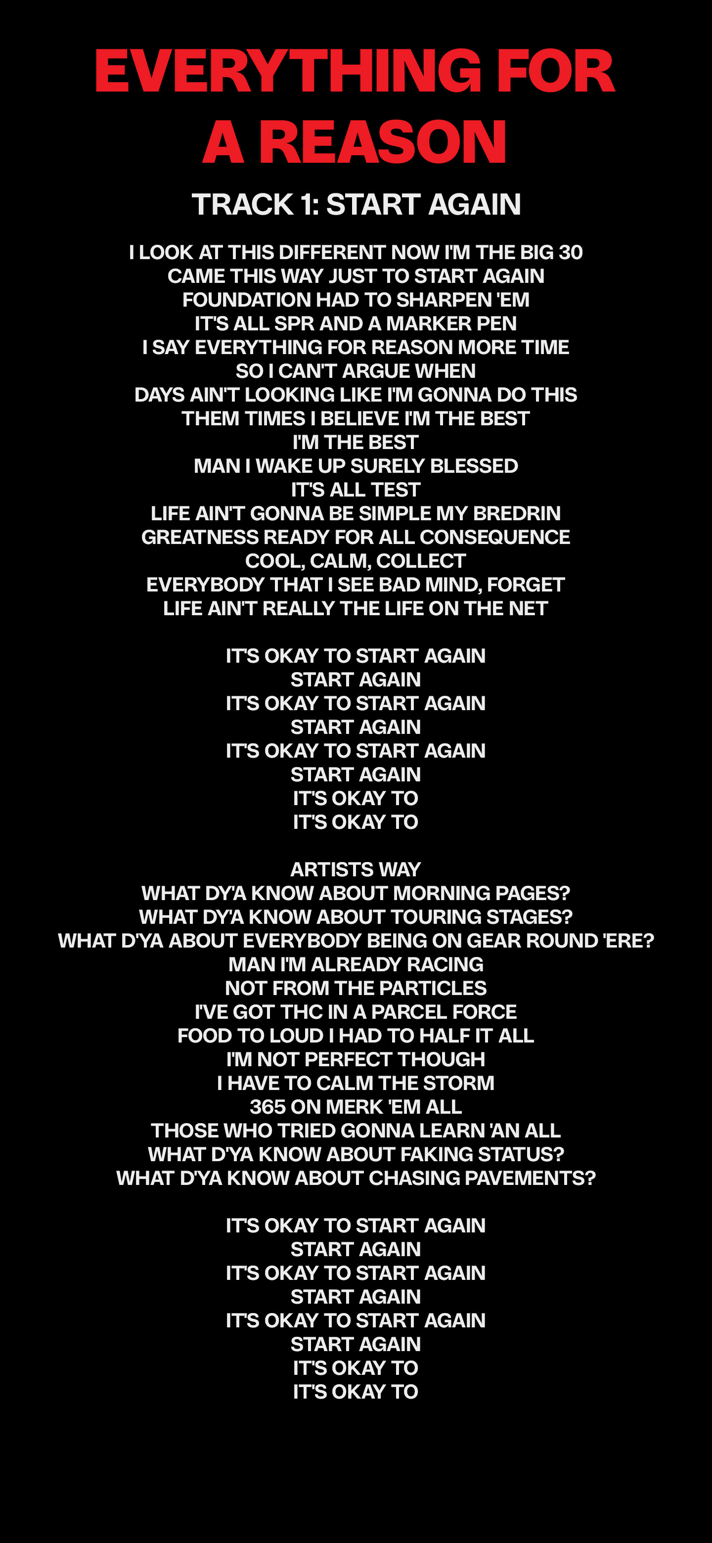 Start Again